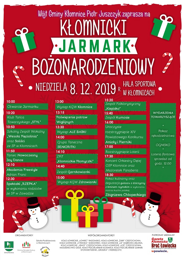 Kłomnicki Jarmark Bożonarodzeniowy